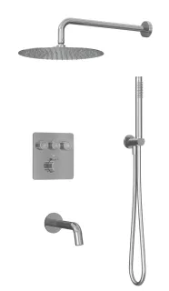 Душевой комплект Milleau Tissage TERMO 3SBIT/801-CR хром